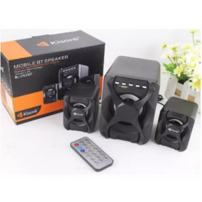 Kisonli U-2500BT MOBLE Wireless Speaker with TF Card,USB,AUX,Remote